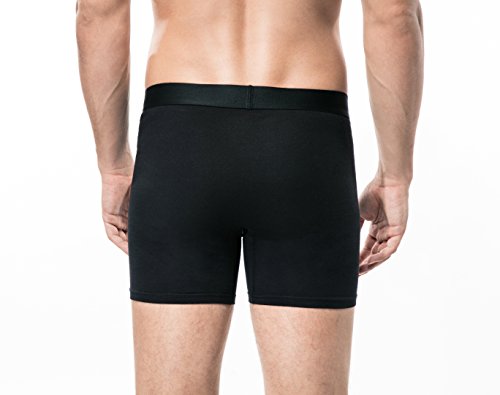 2pcs Boxer Brief XL Black A387-004
