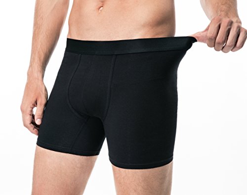 2pcs Boxer Brief XL Black A387-004